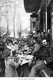 Parisian boulevard cafe, Paris