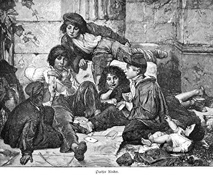 Parisian children, Paris, group