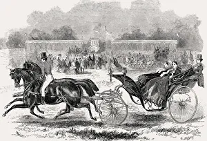 Parisian fashion, 1857