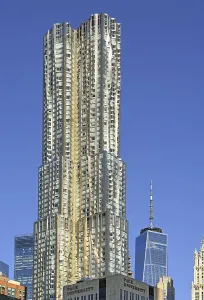 Park Place Tower skyscraper, in the background One World Trade Centre