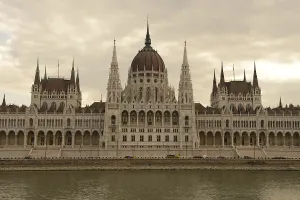 Parliament with Danube, Pest, Budapest