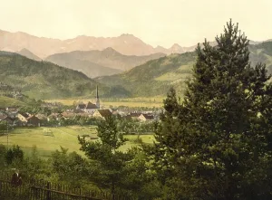 Partenkirchen and the Wetterstein Mountains