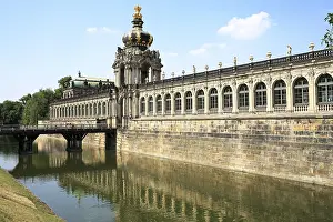 Partial view, Building, Dresden Zwinger