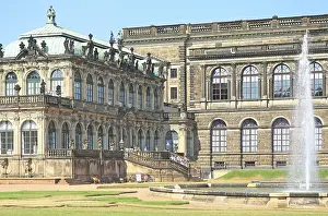 Partial view, Building, Dresden Zwinger