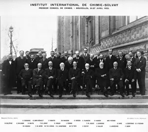 Participants at the Solvay Chemistry Conference