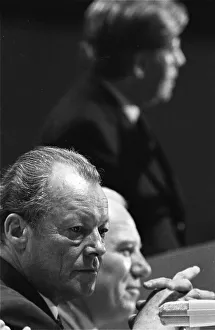 The Party Congress of the Social Democratic Party of Germany (SPD) on 18 June 1976 in the Westfalenhalle in Dortmund