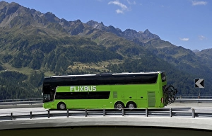 Pass road Flixbus, Gotthard Pass