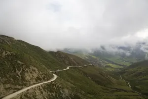 Pass road in the Nationalpark Los Cardones