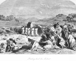 Passage through the Jordan, landscape