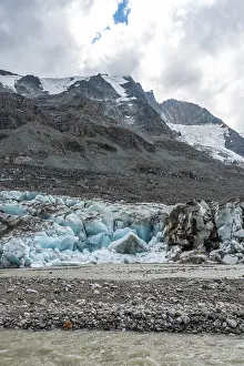 Pasterze Glacier at the Grossglockner Mountain