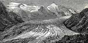 Pasterze on the Grossglockner, snow