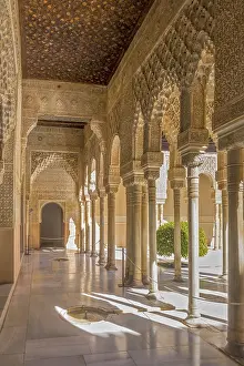 Patio de los Leones Alhambra Palace Granada Spain