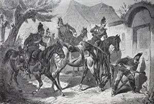 Patrol of Bavarian chevau-legers