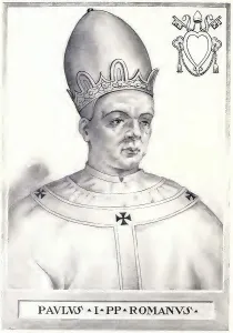 Paul I (born 28 June 767 in Rome) was Pope from 29 May 757 until his death in 767