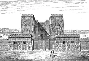 The Pavilion of Medinet Habu, Monument to Ramses II Restoration