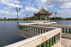 Pavilion on Nong Bua Lake, Chinese Sanjao Phuya Temple or Saan Chao Pu Ya Temple