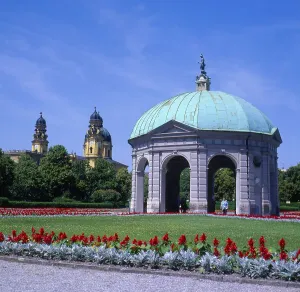 Pavilion with Theatiner Church