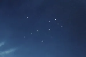 Pavo star constellation, Night sky