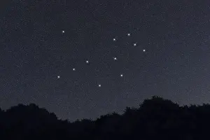 Pavo star constellation, Night sky