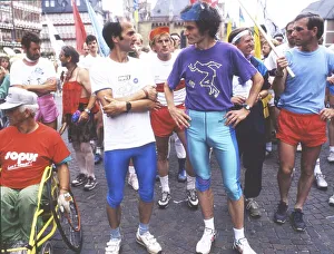 Peace Tour of Cyclists and Amateurs in July 1989 from Paris to Moscow