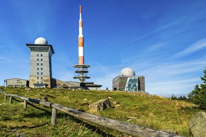 Peak of Brocken with radar station