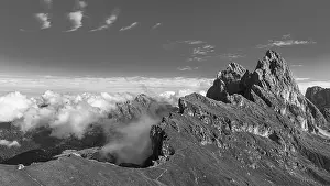 The peaks Sas Rigais and Furchetta of the Geisler group