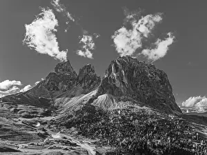 The peaks of the Sassolungo group