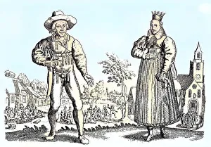 Peasant Wedding, Bride and Groom