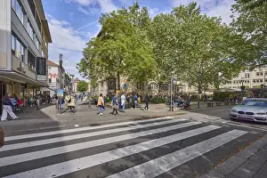 Pedestrian zone, street, square