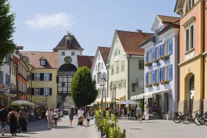 Pedestrian zone with Unterstadt-Tor