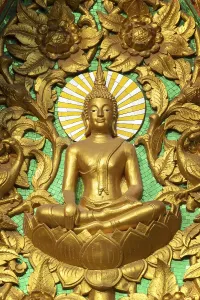 Pediment with Buddha, Wat Si Saket