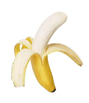 Peeled banana