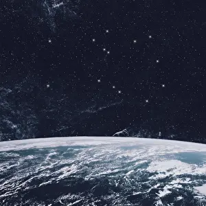 Pegasus star constellation, Night sky