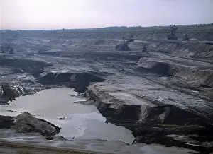 Pegau, open-cast lignite mine/ long shot