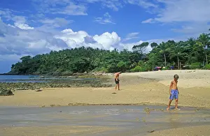 People, child, boy, beach at Coral Beach Resort on the island of Ko Lanta
