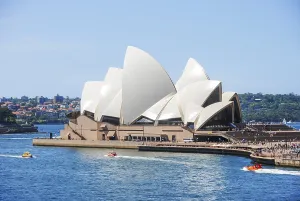 People experiencing culture and art at the Sydney Opera House