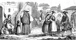 People from Northern Italy in typical clothing