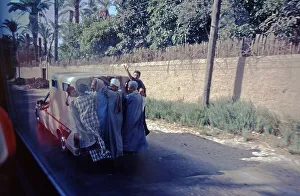 People, shared taxi, Nile Valley