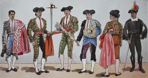 People in traditional costumes