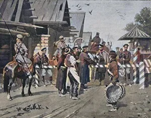 People who took the Prussians to Saxony Border