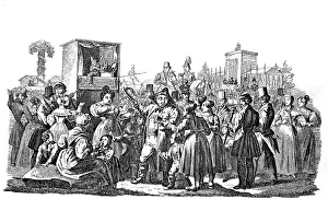 Peoples Festival bei Cannstadt im Herbst 1835