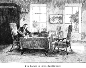 Pere Lachaise in his study, Paris
