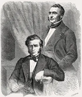 The Pereire brothers, prominent financiers in Paris
