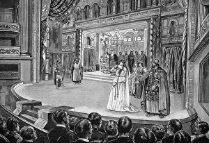 Performance of King Lear on the new Shakespeare stage of the Koeniglichen Hoftheater