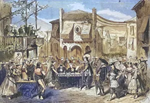 Performance of the opera La Perichole