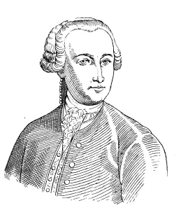 Perruecke ca. 1750, Professor Haeberlein von Helmstaedt