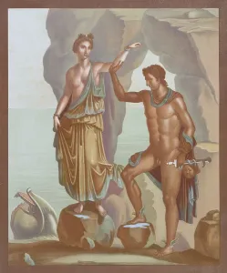 Perseus and Andromeda, wall painting