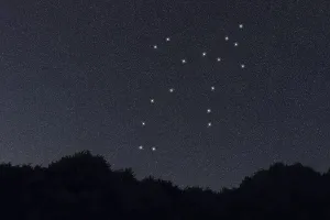 Perseus star constellation, Night sky