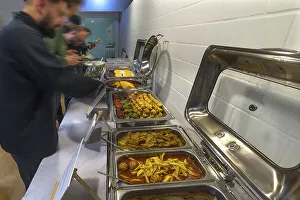Persian buffet at a party, Bavaria