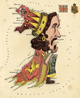 Personified Map, c. 1880, Wales